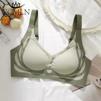 Женский бесшовный бюстгальтер без стальных колец для нижнего белья, приятный для кожи, дышащий, поднимающий и боковой бюстгальтер M
