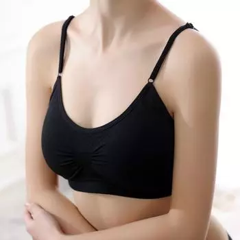 Женский бесшовный быстросохнущий жилет с бюстгальтером с двойными бретелями One Size белый