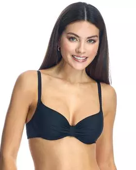 Женский бикини-топ на косточках W241324 40-85 B чёрный