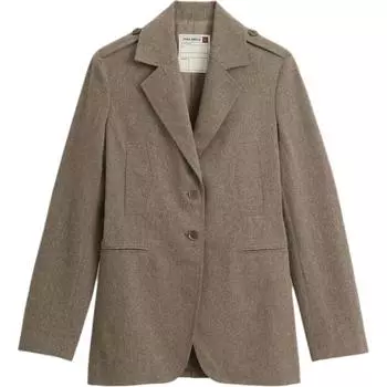 Женский блейзер Zara FW24 SRPLS Series с манжетами, разрезными пуговицами и несколькими карманами, цвет хаки 9242208-505 XS