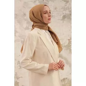 Женский блестящий платок Lydia с принтом и медовой пеной