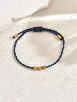 Женский браслет, геометрический многоэлементный плетеный браслет, универсальная высококлассная бижутерия для женщин