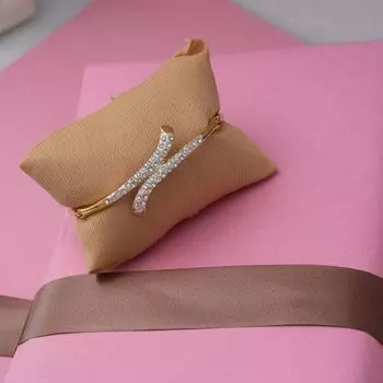 Женский браслет Gushing Wind из золота и серебра Estele