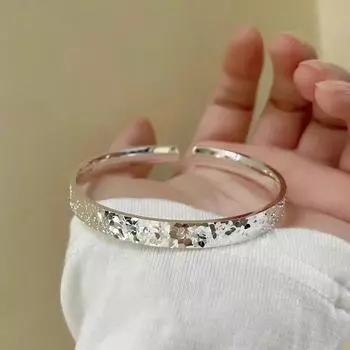 Женский браслет из фрагментированного льда, модный и элитный, новый открытый стиль, струящиеся золотые годы, простой браслет со звездой на день рождения подруги Adjustable size