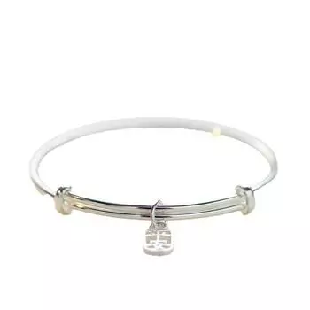 Женский браслет из меди, простое гладкое гладкое кольцо, толкающий и тянущий конский круг, прямая трансляция в том же новом стиле, браслет Adjustable size