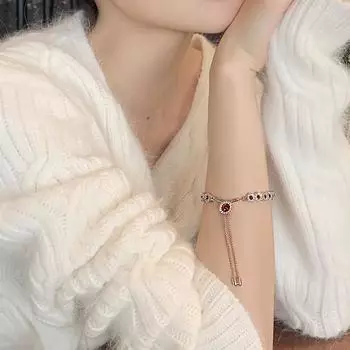 Бренд Mihmily - браслет в стиле ретро с золотой розой, простой и стильный, притягивающий любовь.