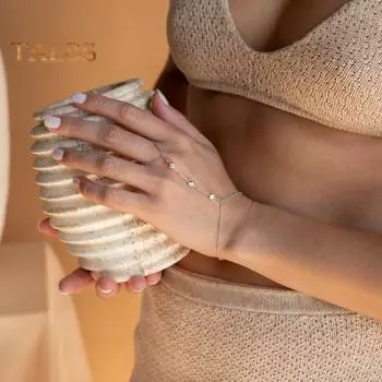 Женский браслет, кольцо, интегрированный сплав, ретро, этнический, со стразами, украшение, браслет на руку, кольцо, полая цепь, кольцо на палец, браслет, бохо, пляжные украшения, подарок серебряный