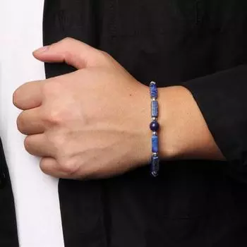 Женский браслет, круглые бусины, натуральные камни, для похудения, снимают усталость, искусственный аметист, прямоугольный стержень, энергия F