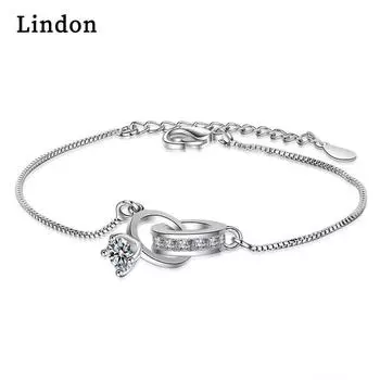 Женский браслет Lindon из меди с цирконом