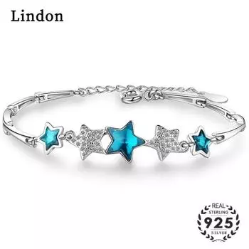 Женский браслет Lindon с серебрением, подарок на свадьбу и вечеринку