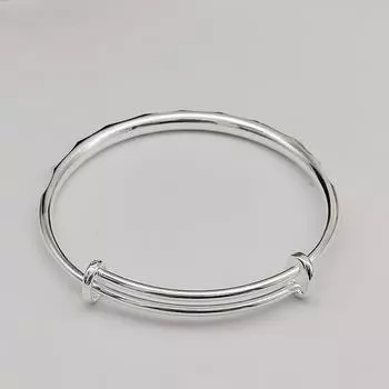 Женский браслет Lucky, ювелирные изделия, сладкий однотонный браслет Lucky с гравировкой, пуш-пуль, простой молодой гладкий браслет для лица, подарок на день рождения Adjustable size