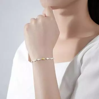 Женский браслет, маленькая цепочка из рыбок, регулируемый браслет из цепочек из рыбок, ювелирный подарок на годовщину