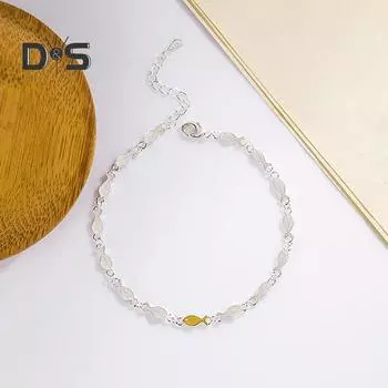 Женский браслет, маленькая цепочка в виде рыбки, регулируемый браслет из ниток, ювелирный подарок на годовщину, День святого Валентина Fish