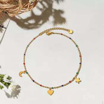 Женский браслет на щиколотку с цепочкой, простые модные украшения для летнего пляжа и побережья