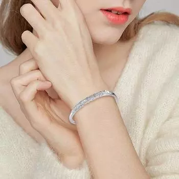 Женский браслет в форме павлина. Гладкий регулируемый полированный ретро из нержавеющей стали в этническом стиле. Чистый цвет. Легкий подарок на День Святого Валентина. Женский ювелирный браслет. серебряный