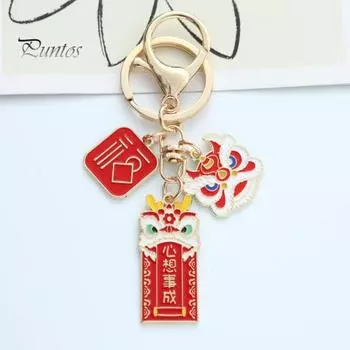 Женский брелок из цинкового сплава, подвеска для сумки, изысканное мастерство, новогодний брелок, автомобильный брелок, школьная сумка, аксессуар D