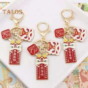 Женский брелок из цинкового сплава, подвеска для сумки, изысканное мастерство, новогодний брелок, автомобильный брелок, школьная сумка, аксессуар C
