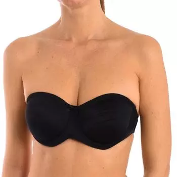Женский бюстгальтер без бретелек с невидимой спиной LENA 90 COPA C чёрный