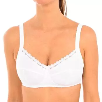 Женский бюстгальтер без косточек из микрофибры и хлопка 04H21 90 COPA B белый