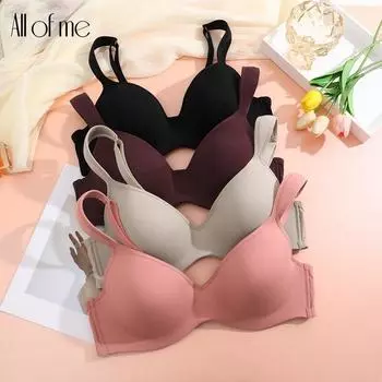 Женский бюстгальтер больших размеров без стального кольца, собранный бюстгальтер, нижнее белье, хлопок, большой размер, удобный 38C чёрный