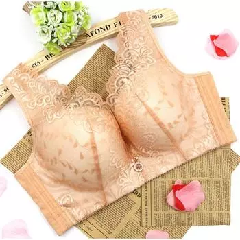 Женский бюстгальтер больших размеров, тонкий жилет, широкий плечевой ремень, пять рядов пряжек, регулируемый кружевной бюстгальтер, легкий, дышащий, удобный 32/70 синий