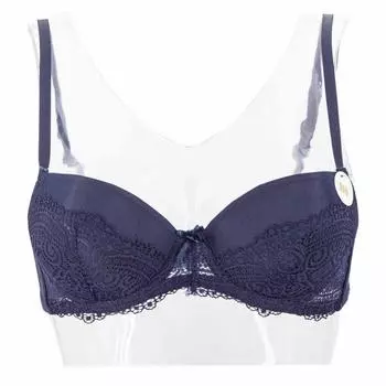 Женский бюстгальтер ETINCELLE с регулируемым эластичным кружевом 90C темно-синий