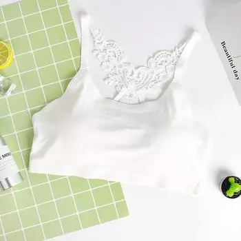 Женский бюстгальтер из ледяного шелка, бесследное освежающее нижнее белье, бюстгальтер на бретелях, цельный дышащий бюстгальтер с запахом one size белый