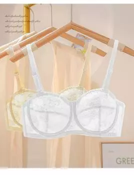 Женский бюстгальтер-минимайзер большого размера, невидимый летний ультратонкий нижнее белье, беспроводной бюстгальтер без бретелек, нижнее белье, топы 95DE