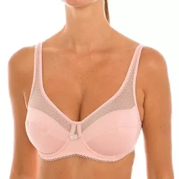 Женский бюстгальтер на косточках из микро-тюля 00ASF 95 COPA C розовый