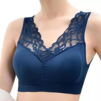 Женский бюстгальтер Queenral, бесшовное нижнее белье больших размеров, сексуальное кружевное нижнее белье без косточек с красивой спиной, пуш-ап, бюстгальтеры, уютный топ без косточек, бюстгальтер без косточек