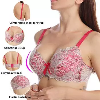 Женский бюстгальтер Queenral, кружевные бюстгальтеры, сексуальное женское нижнее белье, бюстгальтеры для женщин, бюстгальтер пуш-ап, бюстгальтер с глубоким вырезом, бюстгальтер с открытой спиной, нижнее белье, топы