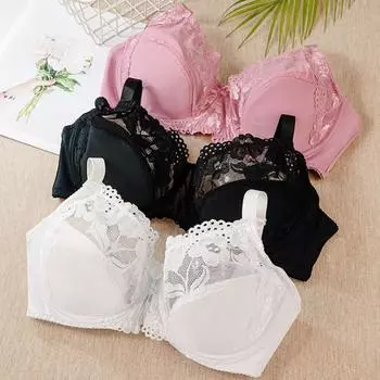 Женский бюстгальтер размера U, кружевной бюстгальтер с чашками, удобное дышащее женское белье 40/90E