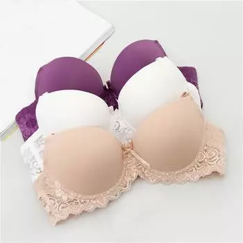 Женский бюстгальтер с кружевом, регулируемый бюстгальтер с поддержкой пуш-ап 80B