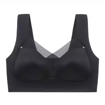 Женский бюстгальтер, сексуальные бюстгальтеры, бесшовный спортивный бюстгальтер с эффектом пуш-ап, жилет для йоги и фитнеса, бюстгальтер без косточек, женское нижнее белье L