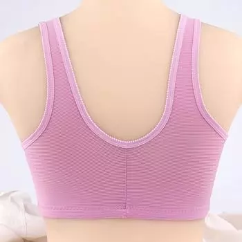 Женский бюстгальтер среднего и пожилого возраста, нижнее белье для мам больших размеров, с пряжкой спереди, без стального кольца, бюстгальтер для женщин S size 36/80C