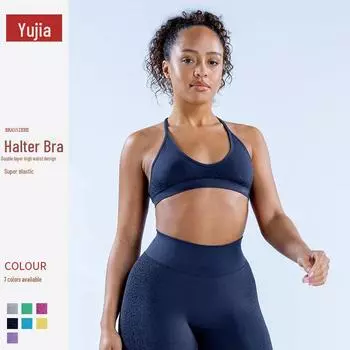 Женский быстросохнущий бюстгальтер для йоги DFYNE — облегающий, дышащий фитнес-топ с подтяжками M