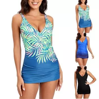 Женский цельный купальник с нагрудником без стального бюстгальтера, однотонный однотонный купальник L