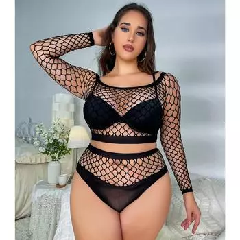 Женский цельный сетчатый боди-костюм, женский сетчатый ажурный ажурный прозрачный боди, женское прозрачное нижнее белье, одежда XXS