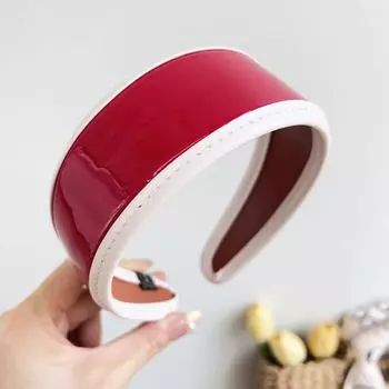Женский Девушки Искусственная Кожа Широкая Повязка На Голову Аксессуары для Волос Украшения для Волос