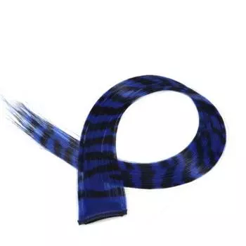 Женский Девушки Термостойкое волокно Леопардовый принт Парик Аксессуары для волос Перьевая прядь для наращивания волос 9