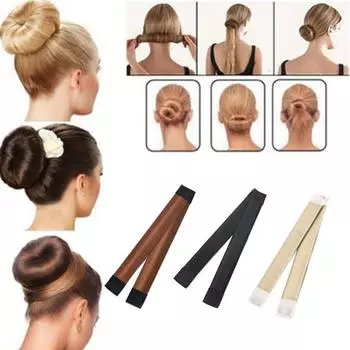 Женский диск, заколка для волос, пончик, быстрая прическа, бигуди, грязная булочка, инструмент для прически кофейный