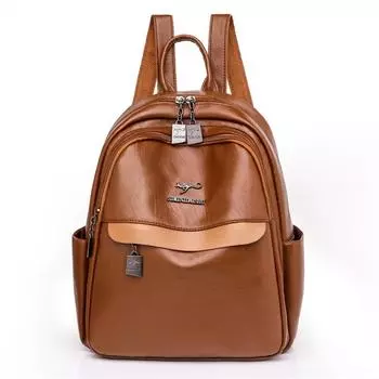 Женский дизайнерский рюкзак, новый большой вместительный дорожный рюкзак, высококачественный кожаный рюкзак, школьные сумки для девочек-подростков, сумка One Size синий