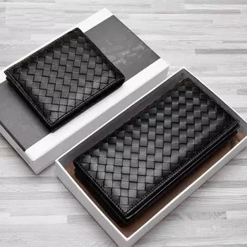 Женский длинный кошелек ручной работы из овчины на молнии, классический, в стиле ретро, повседневный, ручной кожаный кошелек 9x2x11cm