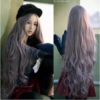 Женский длинный вьющийся волнистый парик из синтетических волос 100 см, шиньон для вечеринки, косплей, реквизит