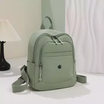 Женский дорожный легкий рюкзак для поездок на работу и обратно, большой емкости зелёный