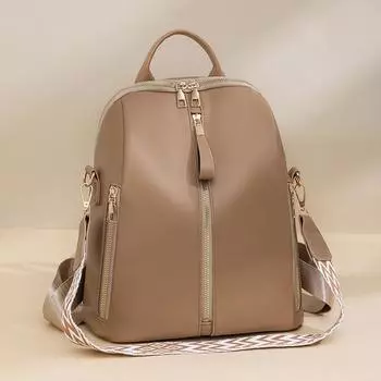 Женский дорожный рюкзак бежевый