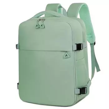 Женский дорожный рюкзак — большой вместимости, легкий, многофункциональный для коротких поездок 40cm x 30cm x 19cm чёрный