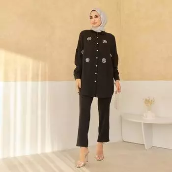 Женский двойной комплект с брюками-туникой Stoned