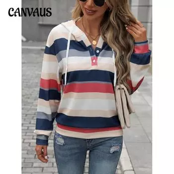 Женский джемпер с капюшоном и принтом больших размеров, повседневная толстовка с длинными рукавами S