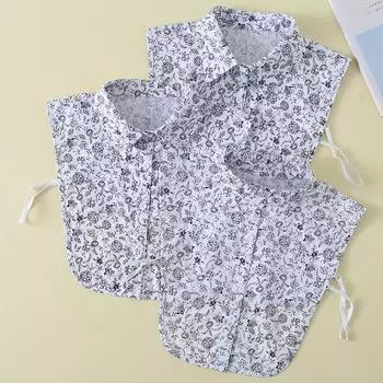 Женский фальшивый воротник Универсальный фальшивый воротник Цветочный воротник рубашки Воротник рубашки Фальшивый воротник Декоративные аксессуары Воротник